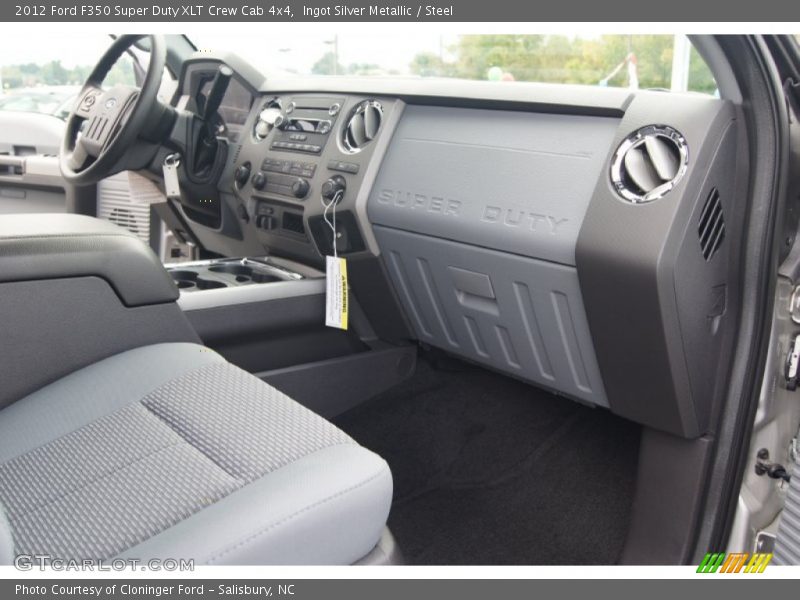 Ingot Silver Metallic / Steel 2012 Ford F350 Super Duty XLT Crew Cab 4x4