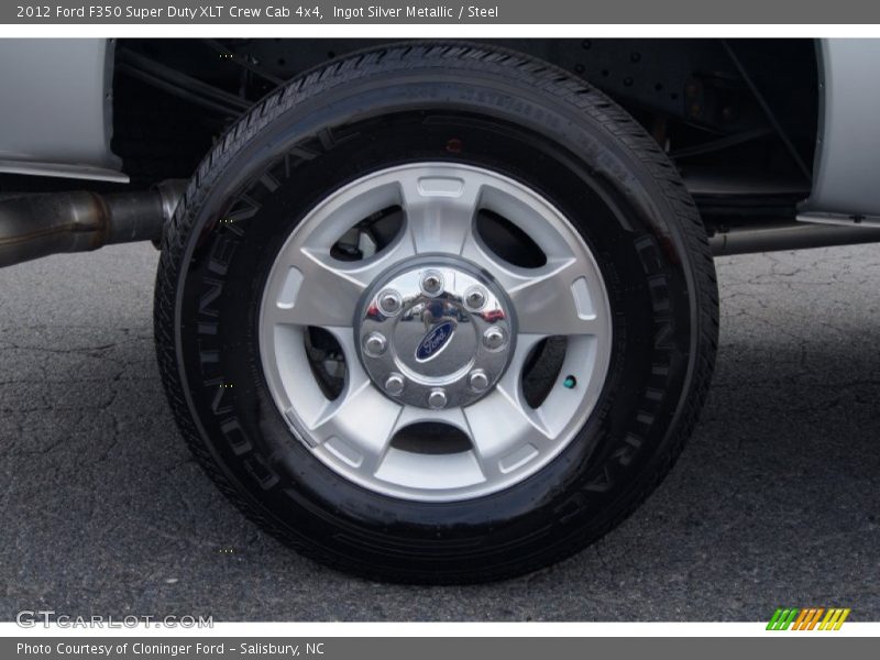 Ingot Silver Metallic / Steel 2012 Ford F350 Super Duty XLT Crew Cab 4x4