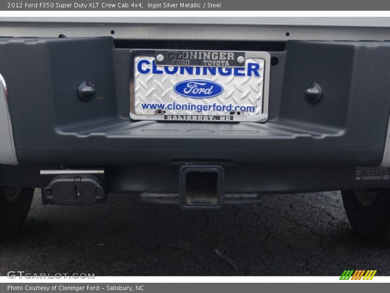 Ingot Silver Metallic / Steel 2012 Ford F350 Super Duty XLT Crew Cab 4x4