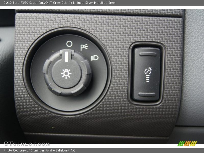 Ingot Silver Metallic / Steel 2012 Ford F350 Super Duty XLT Crew Cab 4x4