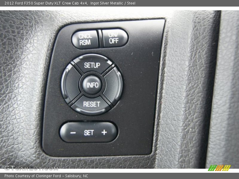 Ingot Silver Metallic / Steel 2012 Ford F350 Super Duty XLT Crew Cab 4x4