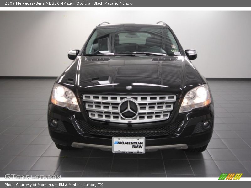 Obsidian Black Metallic / Black 2009 Mercedes-Benz ML 350 4Matic