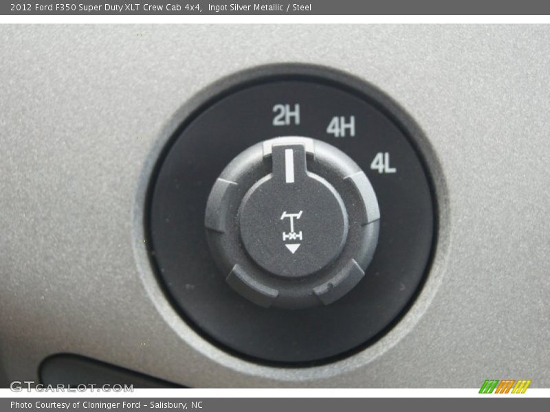Ingot Silver Metallic / Steel 2012 Ford F350 Super Duty XLT Crew Cab 4x4