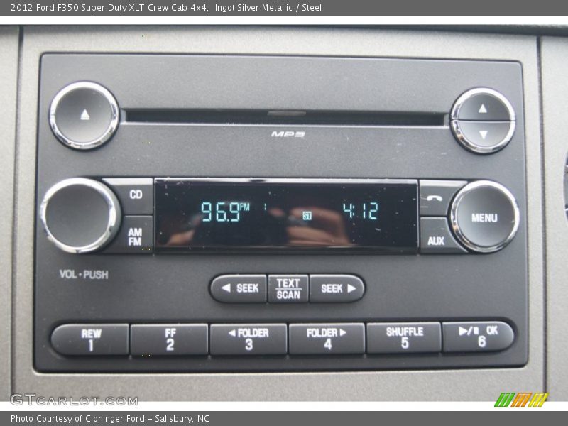 Ingot Silver Metallic / Steel 2012 Ford F350 Super Duty XLT Crew Cab 4x4