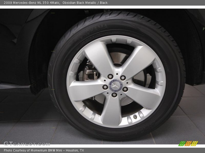 Obsidian Black Metallic / Black 2009 Mercedes-Benz ML 350 4Matic