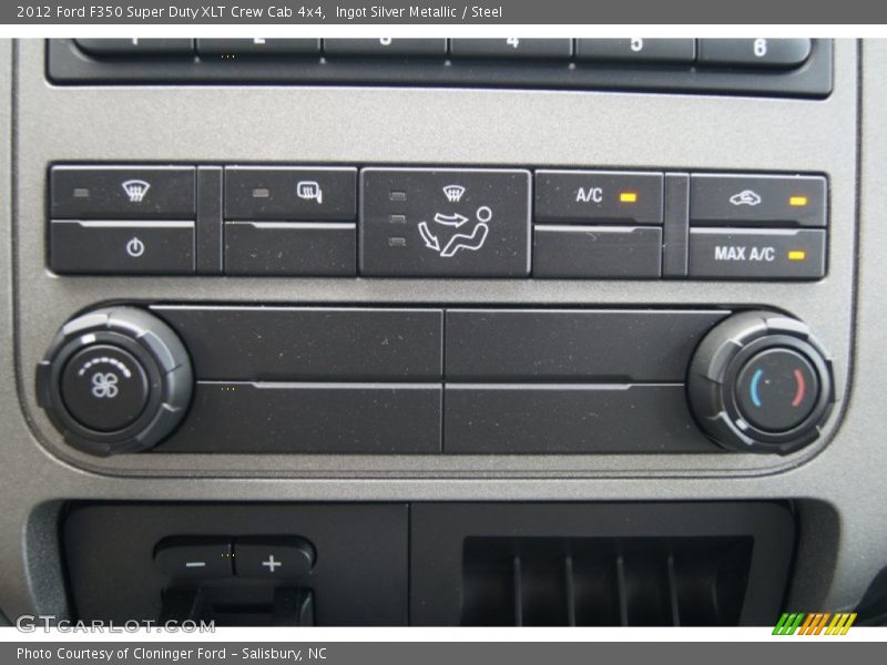 Ingot Silver Metallic / Steel 2012 Ford F350 Super Duty XLT Crew Cab 4x4