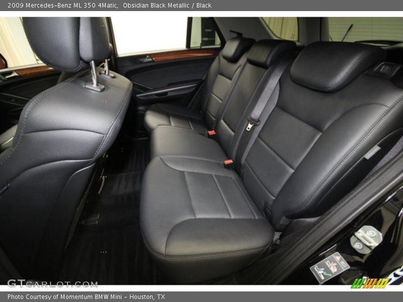 Obsidian Black Metallic / Black 2009 Mercedes-Benz ML 350 4Matic
