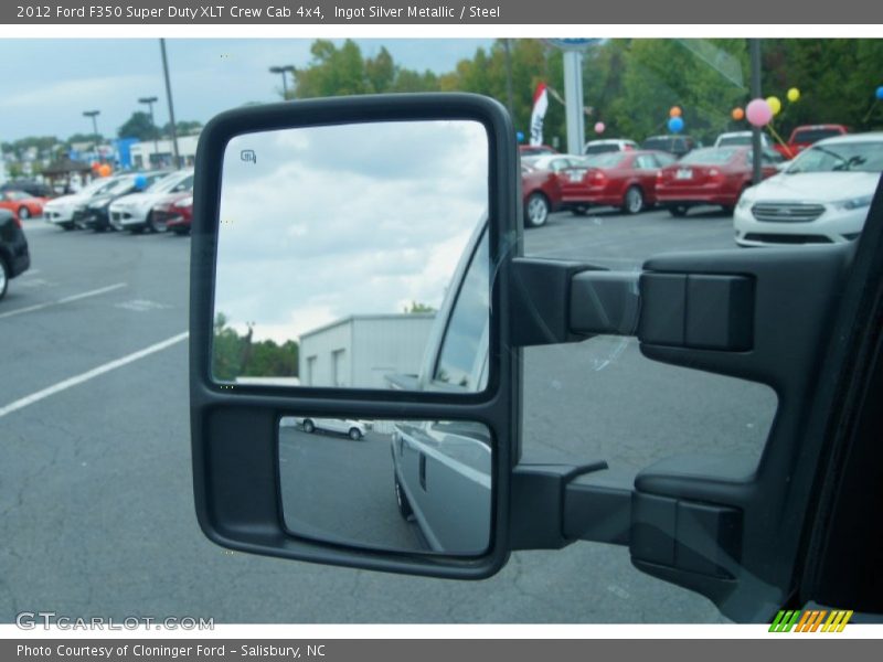 Ingot Silver Metallic / Steel 2012 Ford F350 Super Duty XLT Crew Cab 4x4