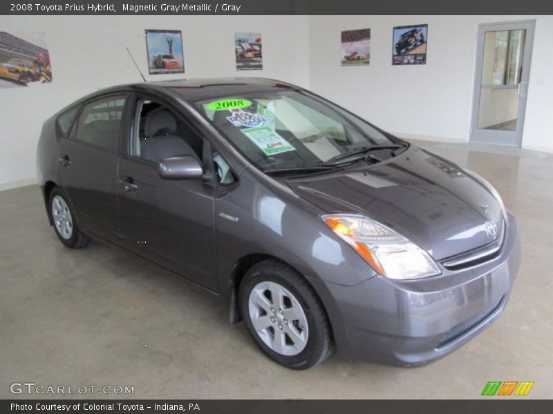 Magnetic Gray Metallic / Gray 2008 Toyota Prius Hybrid