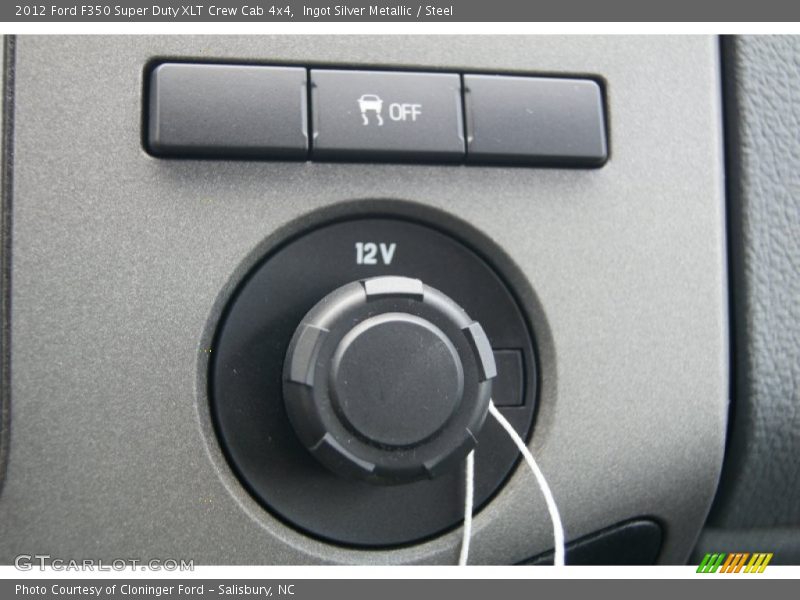 Ingot Silver Metallic / Steel 2012 Ford F350 Super Duty XLT Crew Cab 4x4