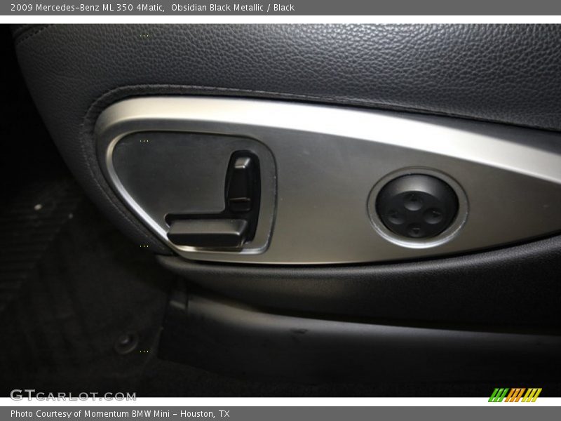 Obsidian Black Metallic / Black 2009 Mercedes-Benz ML 350 4Matic