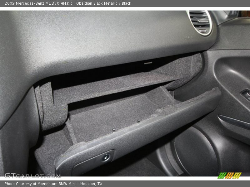 Obsidian Black Metallic / Black 2009 Mercedes-Benz ML 350 4Matic