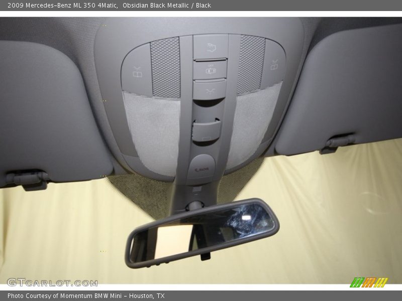 Obsidian Black Metallic / Black 2009 Mercedes-Benz ML 350 4Matic