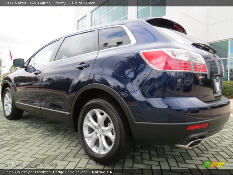 Stormy Blue Mica / Black 2011 Mazda CX-9 Touring