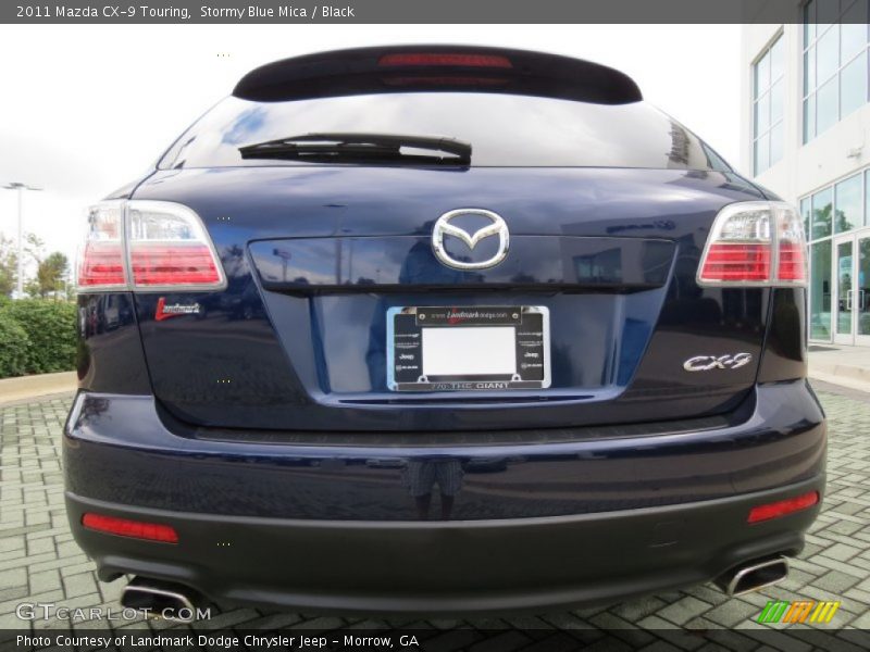 Stormy Blue Mica / Black 2011 Mazda CX-9 Touring