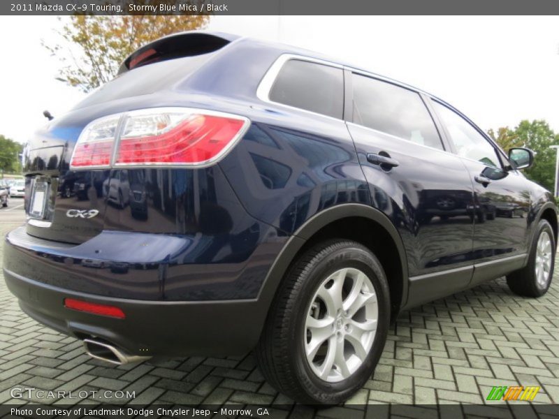 Stormy Blue Mica / Black 2011 Mazda CX-9 Touring