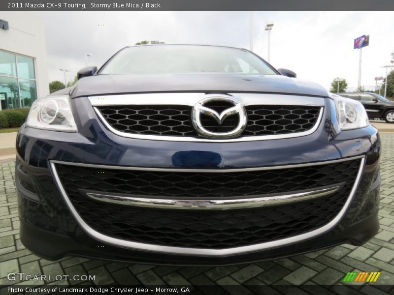 Stormy Blue Mica / Black 2011 Mazda CX-9 Touring