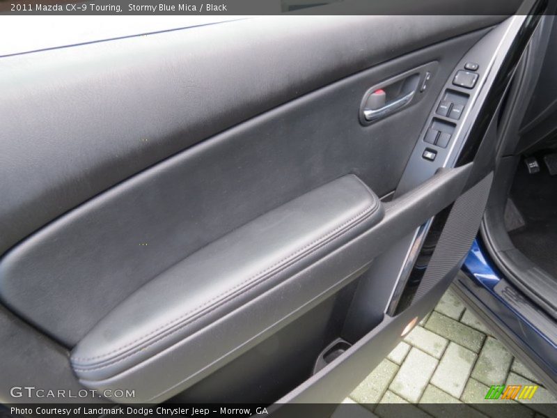 Stormy Blue Mica / Black 2011 Mazda CX-9 Touring