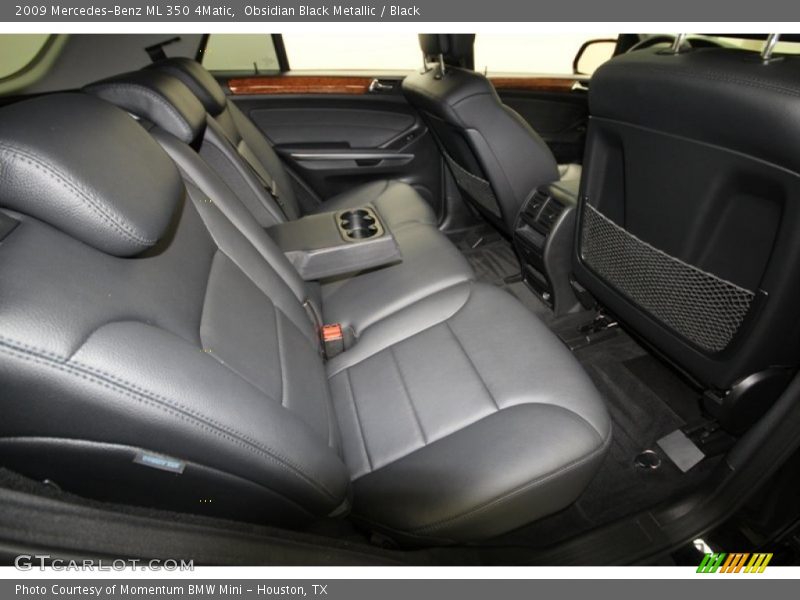 Obsidian Black Metallic / Black 2009 Mercedes-Benz ML 350 4Matic