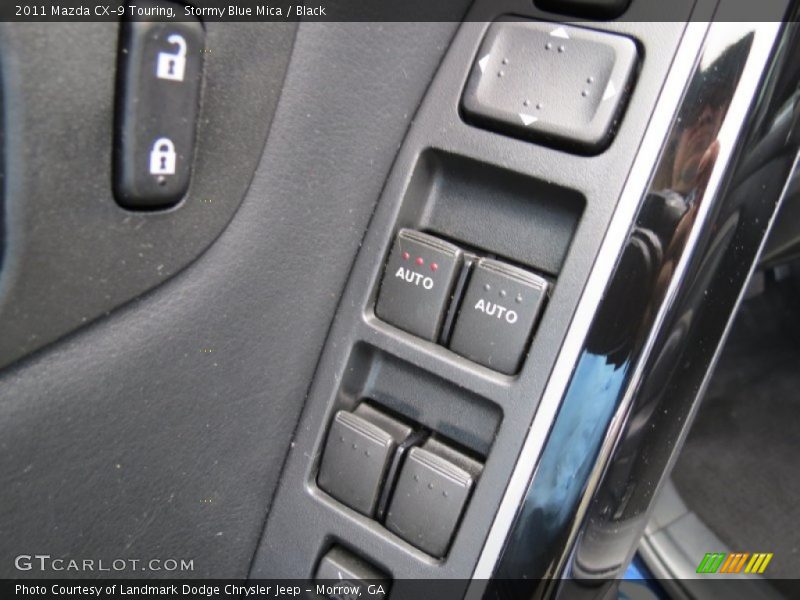 Stormy Blue Mica / Black 2011 Mazda CX-9 Touring