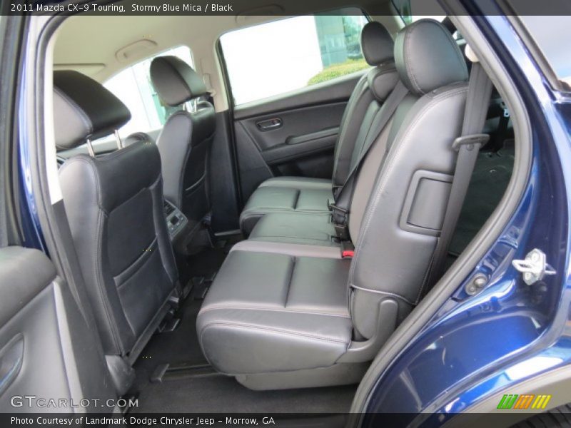 Stormy Blue Mica / Black 2011 Mazda CX-9 Touring