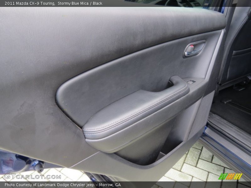 Stormy Blue Mica / Black 2011 Mazda CX-9 Touring
