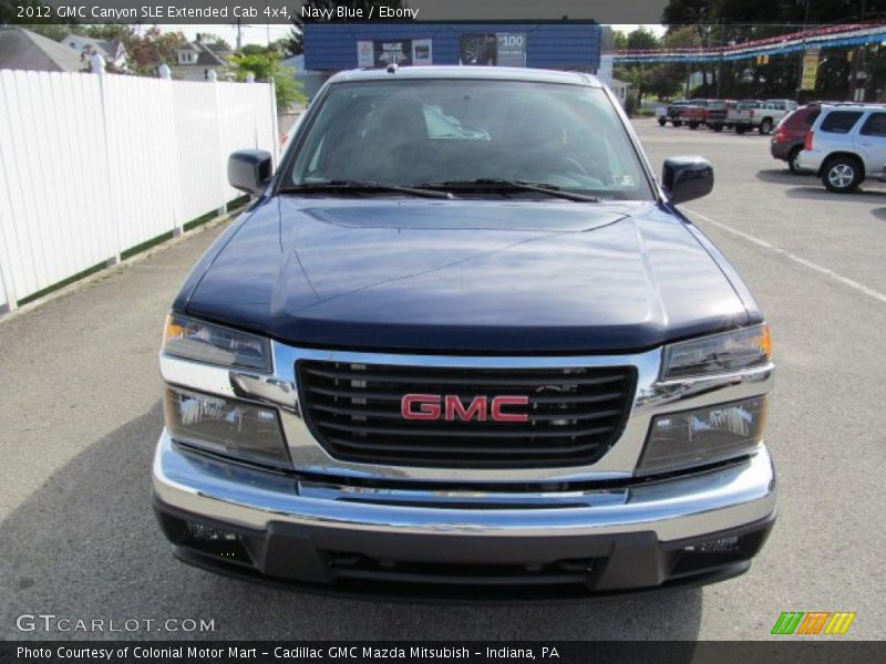 Navy Blue / Ebony 2012 GMC Canyon SLE Extended Cab 4x4