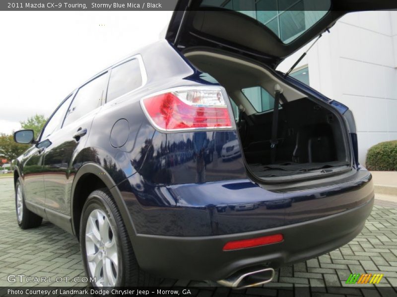Stormy Blue Mica / Black 2011 Mazda CX-9 Touring