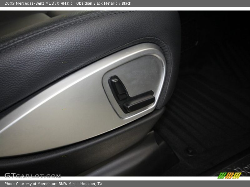 Obsidian Black Metallic / Black 2009 Mercedes-Benz ML 350 4Matic