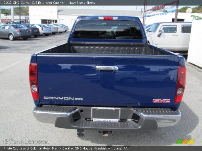 Navy Blue / Ebony 2012 GMC Canyon SLE Extended Cab 4x4