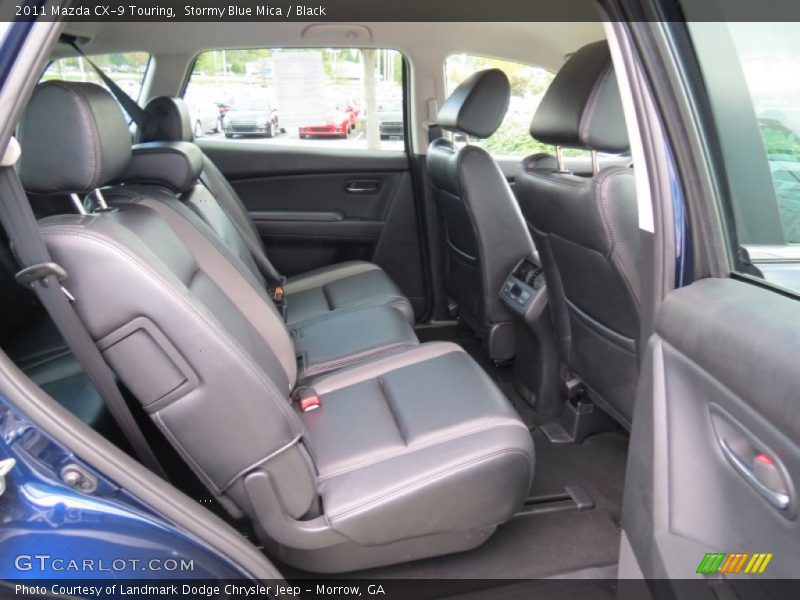 Stormy Blue Mica / Black 2011 Mazda CX-9 Touring