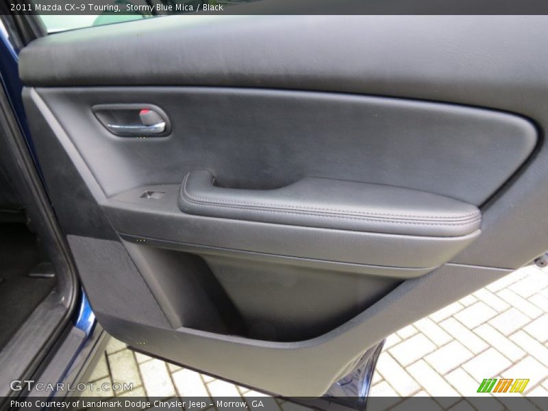 Stormy Blue Mica / Black 2011 Mazda CX-9 Touring