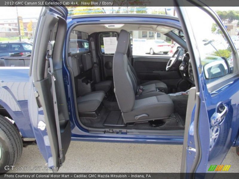  2012 Canyon SLE Extended Cab 4x4 Ebony Interior