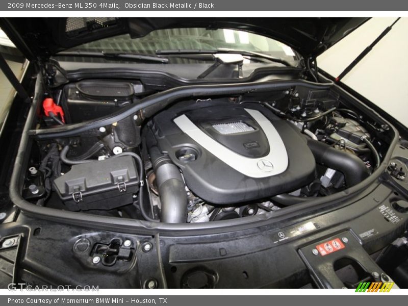 Obsidian Black Metallic / Black 2009 Mercedes-Benz ML 350 4Matic