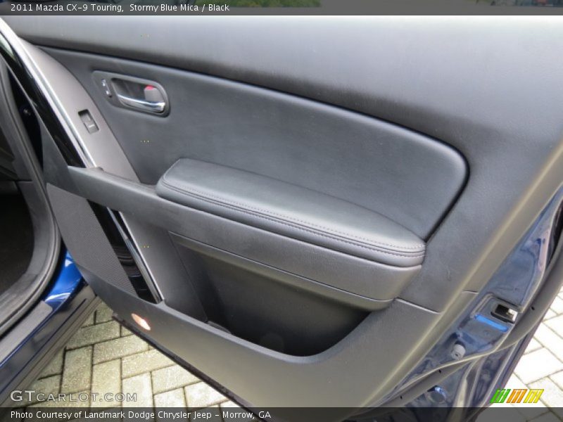 Stormy Blue Mica / Black 2011 Mazda CX-9 Touring