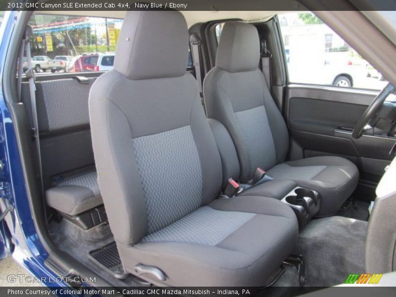  2012 Canyon SLE Extended Cab 4x4 Ebony Interior