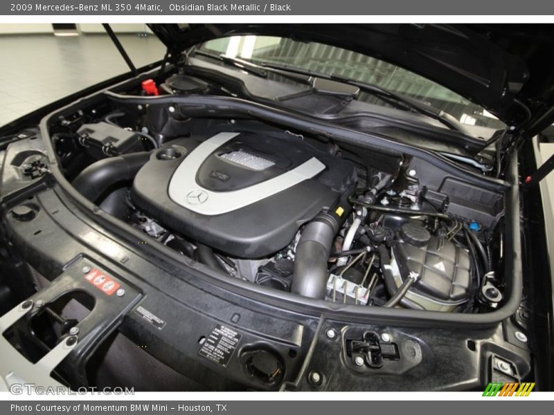 Obsidian Black Metallic / Black 2009 Mercedes-Benz ML 350 4Matic