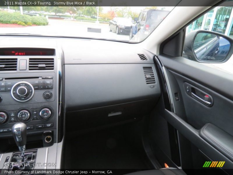 Stormy Blue Mica / Black 2011 Mazda CX-9 Touring