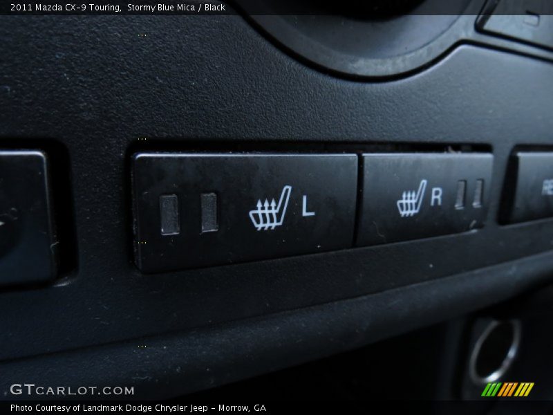 Stormy Blue Mica / Black 2011 Mazda CX-9 Touring