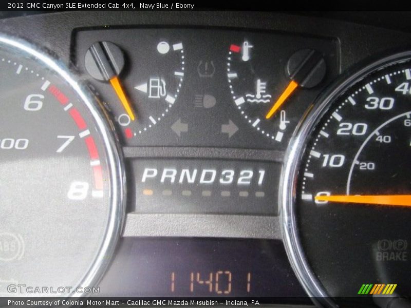 Navy Blue / Ebony 2012 GMC Canyon SLE Extended Cab 4x4