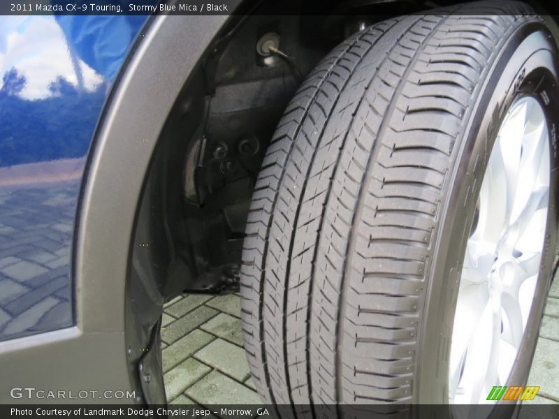 Stormy Blue Mica / Black 2011 Mazda CX-9 Touring