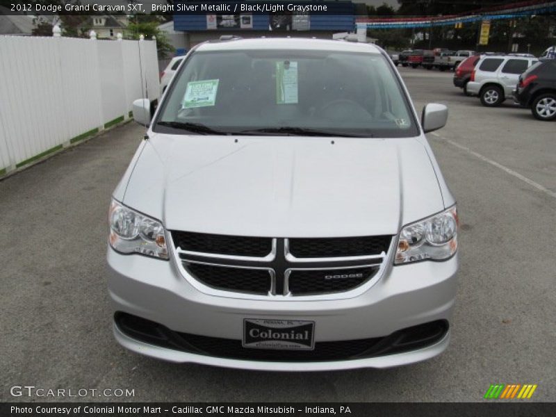 Bright Silver Metallic / Black/Light Graystone 2012 Dodge Grand Caravan SXT