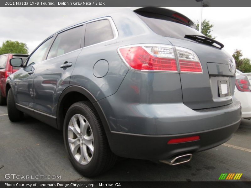 Dolphin Gray Mica / Black 2011 Mazda CX-9 Touring