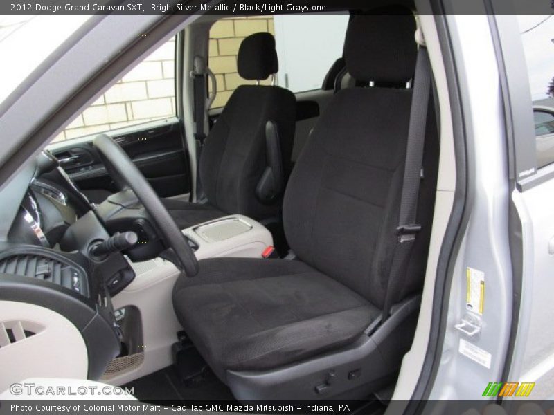 Bright Silver Metallic / Black/Light Graystone 2012 Dodge Grand Caravan SXT