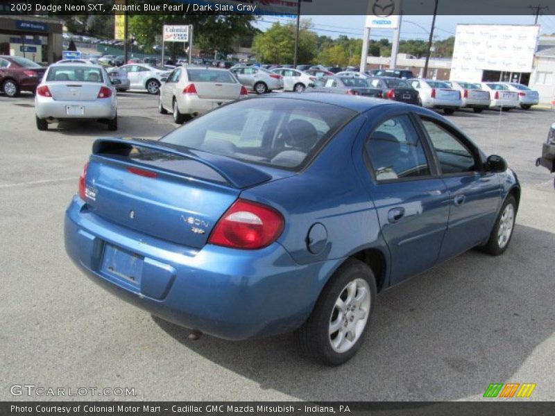 Atlantic Blue Pearl / Dark Slate Gray 2003 Dodge Neon SXT