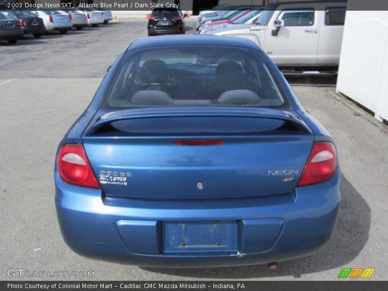 Atlantic Blue Pearl / Dark Slate Gray 2003 Dodge Neon SXT