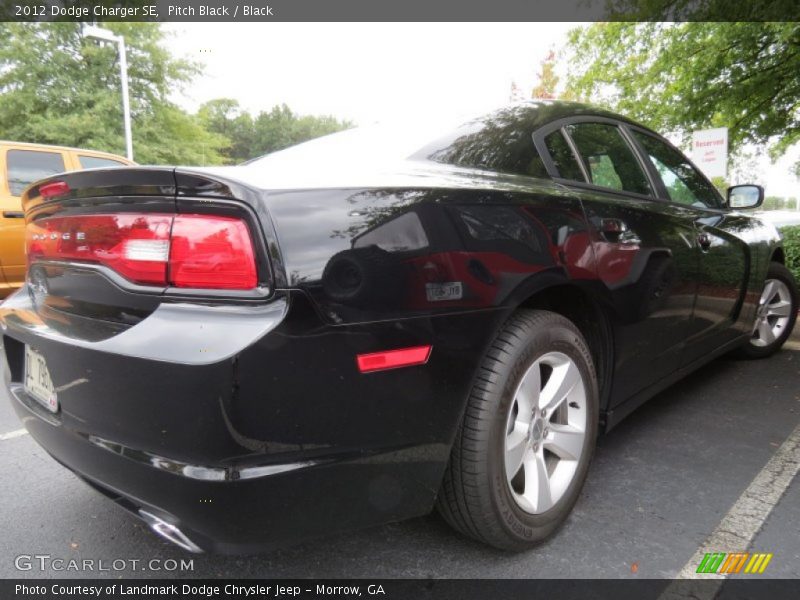 Pitch Black / Black 2012 Dodge Charger SE