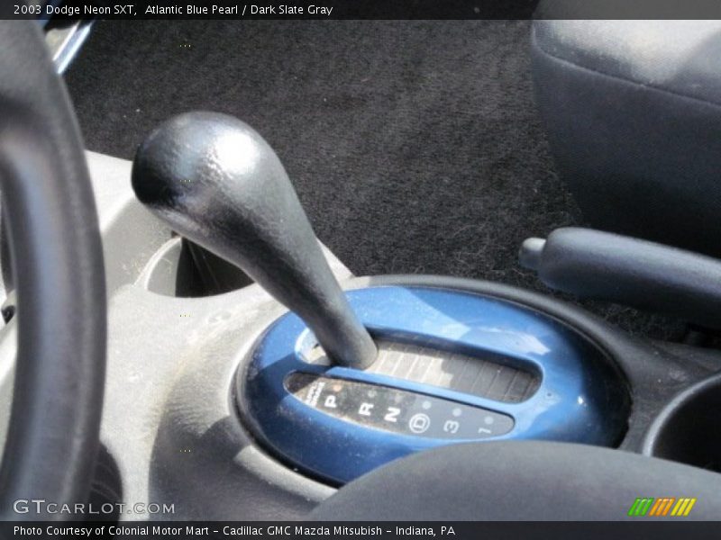 Atlantic Blue Pearl / Dark Slate Gray 2003 Dodge Neon SXT