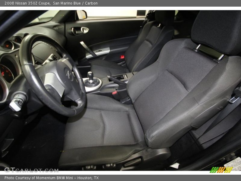 San Marino Blue / Carbon 2008 Nissan 350Z Coupe