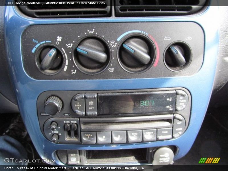 Atlantic Blue Pearl / Dark Slate Gray 2003 Dodge Neon SXT